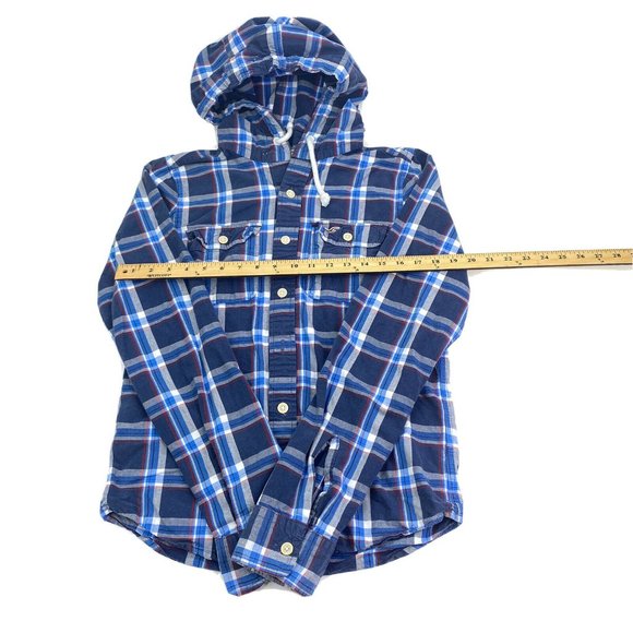 Hollister Mens Button Up Hoodie Shirt - Picture 3 of 5